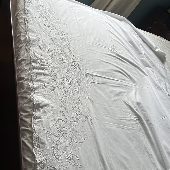 Embroidered Bed cover, 100% cotton - Picture 2 of 7